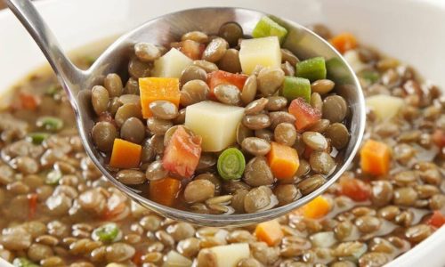 Lentilha com Legumes Frescos